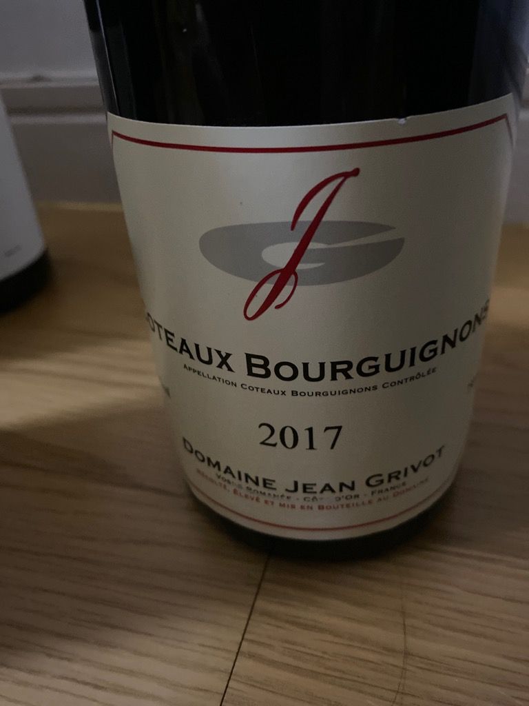 2018 Domaine Jean Grivot Coteaux Bourguignons - CellarTracker