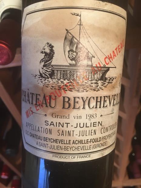 1983 Château Beychevelle - CellarTracker