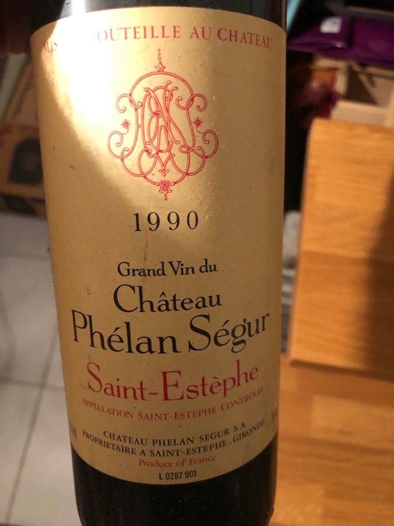 1990 Château Phélan Ségur - CellarTracker