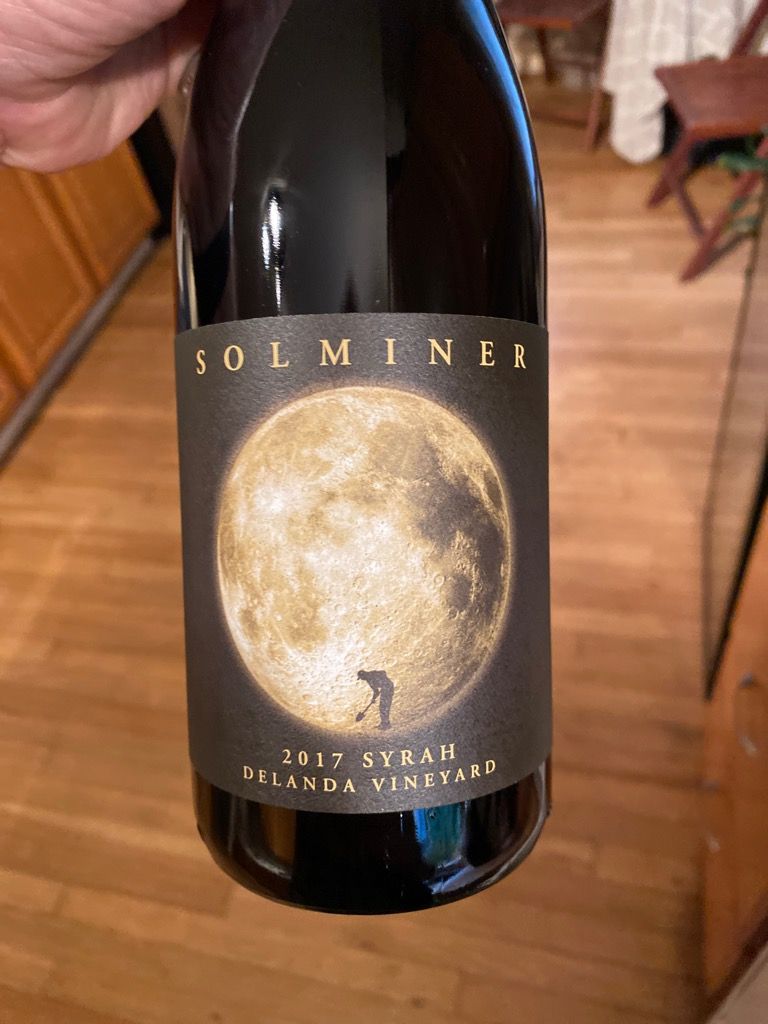 2019 Solminer Wines Syrah deLanda Vineyard, USA, California, Central
