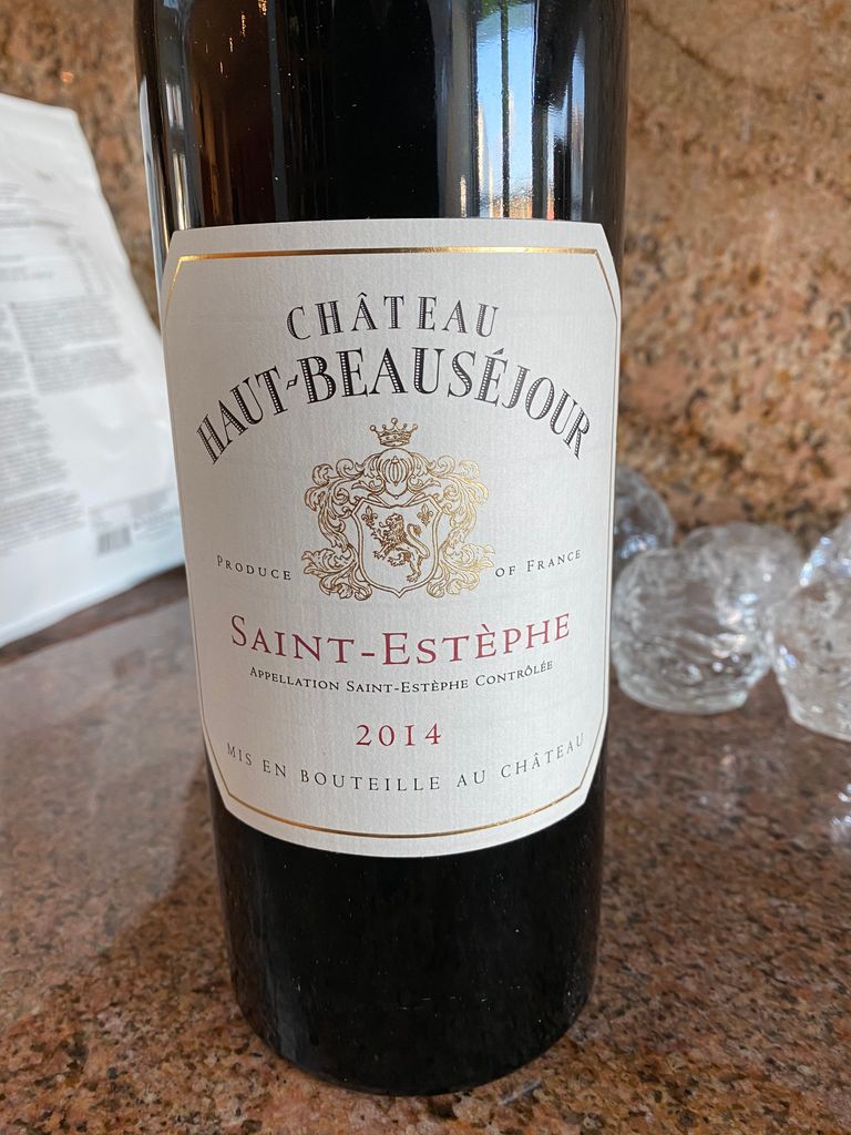 2014 Château HautBeauséjour, France, Bordeaux, Médoc, St. Estèphe