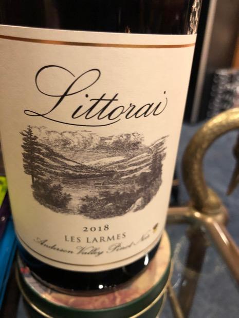 2018 Littorai Pinot Noir Les Larmes, USA, California, North Coast ...