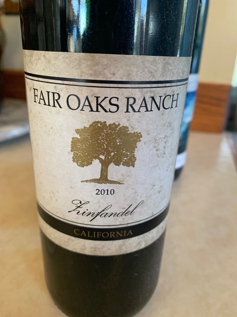 2010 Fair Oaks Ranch Zinfandel, USA, California, Napa Valley, St