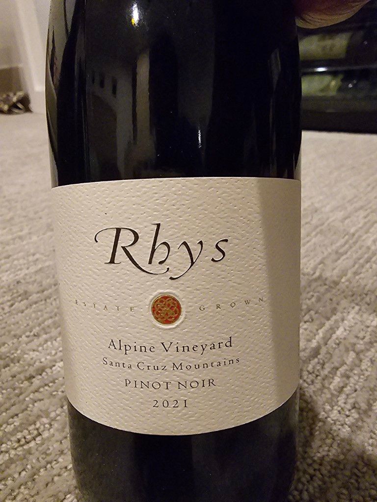 2021 Rhys Pinot Noir Alpine Vineyard - CellarTracker