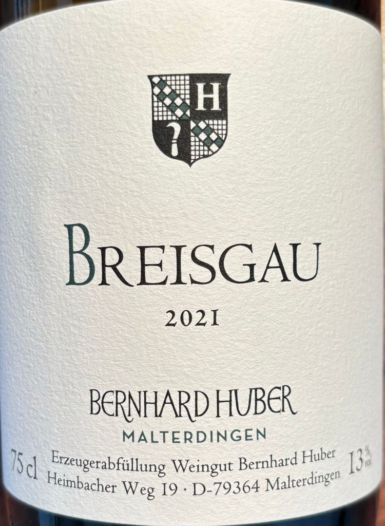 2022 Bernhard Huber Breisgau - CellarTracker