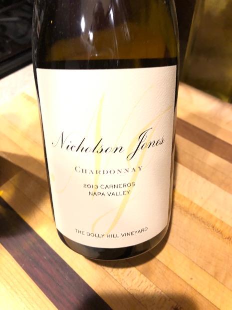 2013 Nicholson Jones Chardonnay The Dolly Hill Vineyard, USA ...