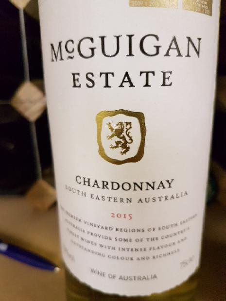 2021 McGuigan Chardonnay Estate - CellarTracker