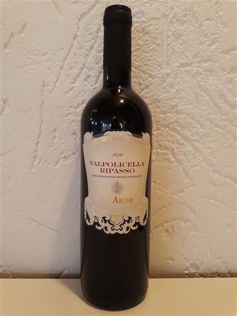 2016 Le Arche Ripasso della Valpolicella CellarTracker