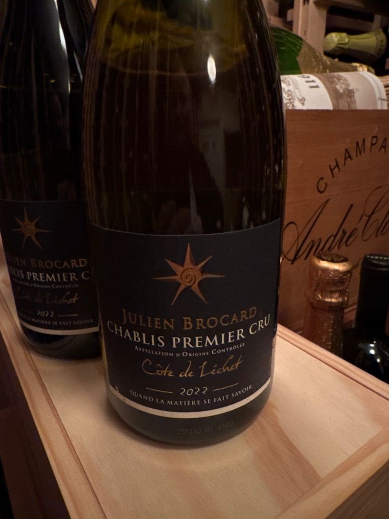 2022 Maison Julien Brocard Chablis 1er Cru Côte de Léchet