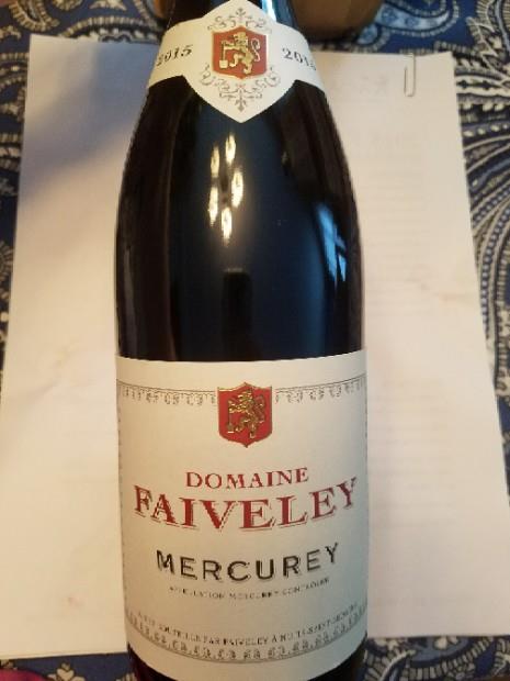 2012 Faiveley Mercurey - CellarTracker