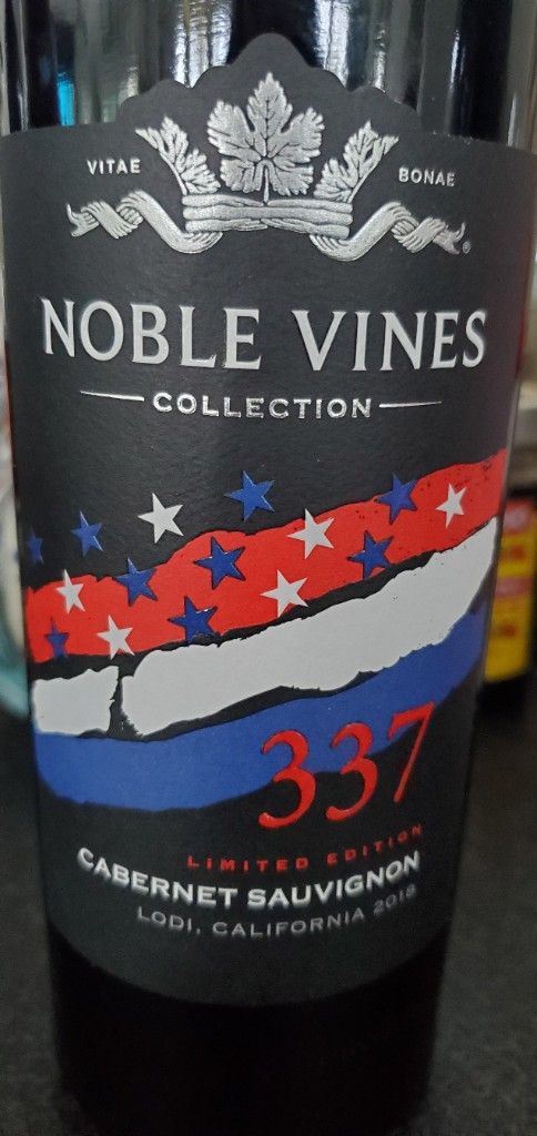 Noble vines 337 cabernet sauvignon clearance 2016