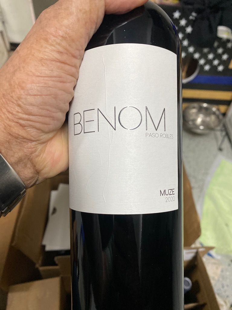 2020 Benom Wines Muze, USA, California, Central Coast, Paso Robles ...