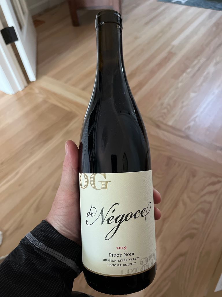 2019 de Négoce Pinot Noir Lot 270, USA, California, Sonoma County