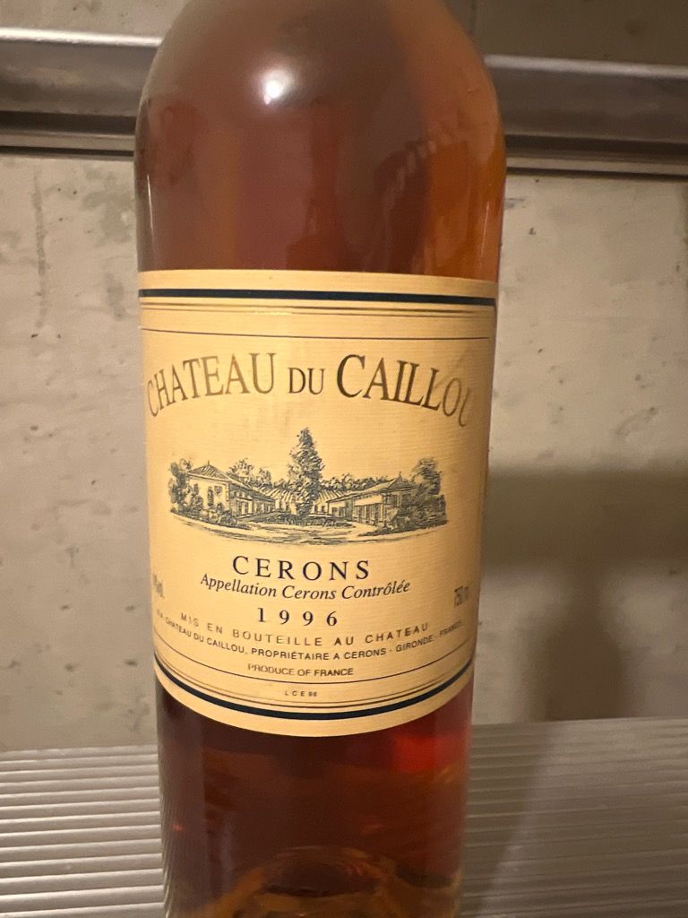 1996 Château du Caillou Cérons - CellarTracker