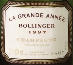 1997 Bollinger Champagne La Grande Année, France, Champagne - CellarTracker