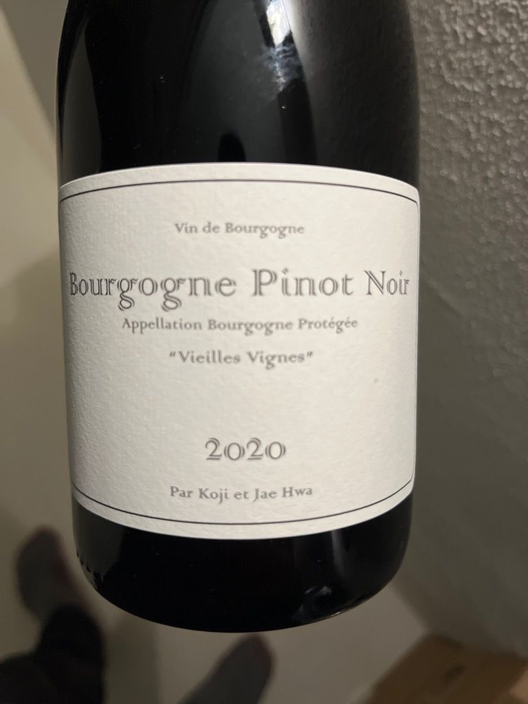2022 Lou Dumont / Koji et Jae Hwa Bourgogne Pinot Noir