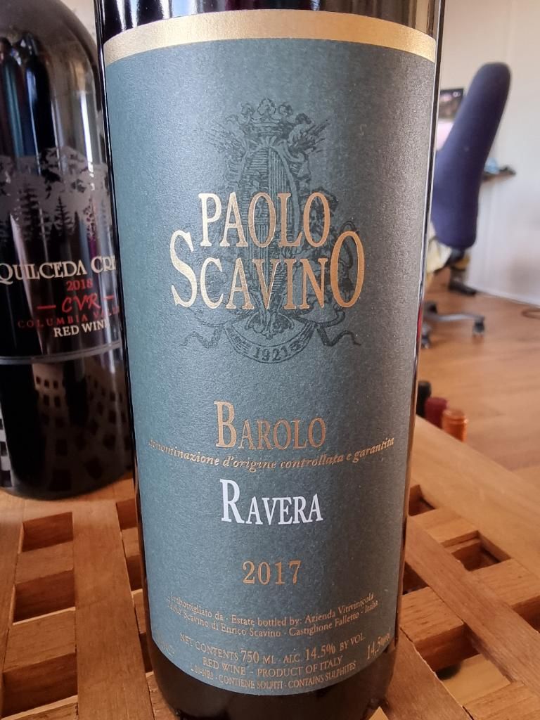 2018 Paolo Scavino Barolo Ravera, Italy, Piedmont, Langhe, Barolo ...