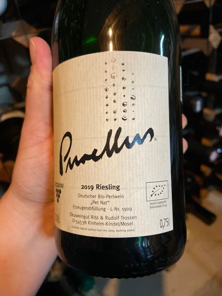 2019 Rita & Rudolf Trossen Riesling Perlwein trocken Purellus “Pet Nat