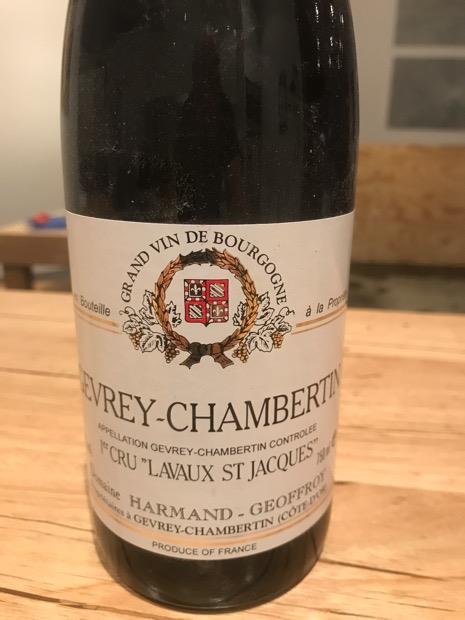 2013 Domaine Harmand-Geoffroy Gevrey-Chambertin 1er Cru Lavaux St