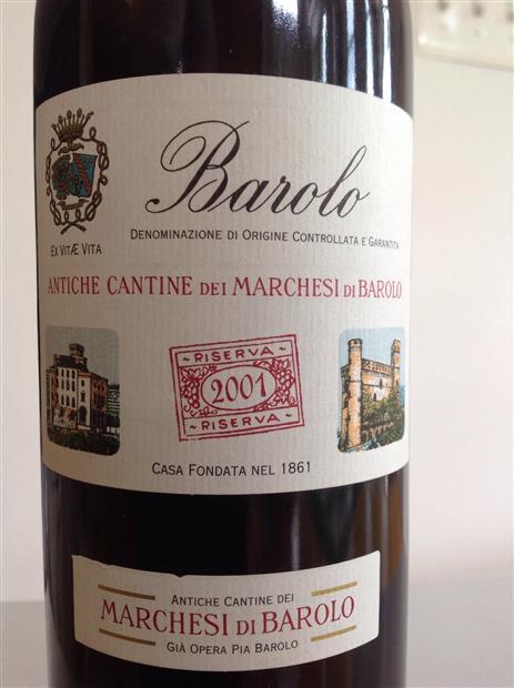 1961 Marchesi di Barolo Barolo Riserva della Castellana Gia 1961 Marchesi di Barolo Barolo Riserva della Castellana Gia