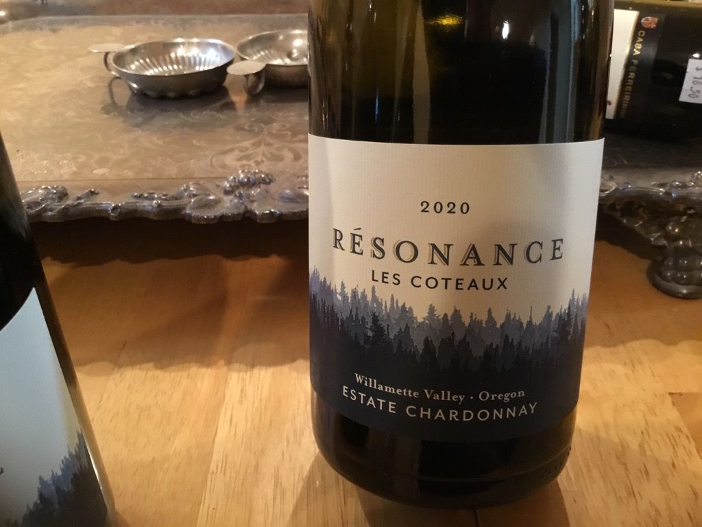 2020 Résonance Chardonnay Les Côteaux, USA, Oregon, Willamette Valley