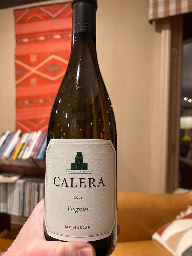 2021 Calera Viognier Mount Harlan, USA, California, Central Coast