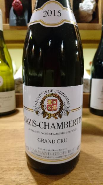 2015 Domaine Harmand-Geoffroy Mazis-Chambertin - CellarTracker