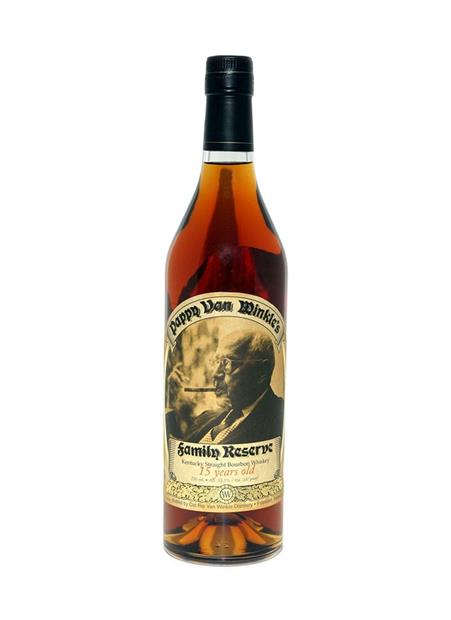 Pappy van winkle 15 year old family reserve whiskey