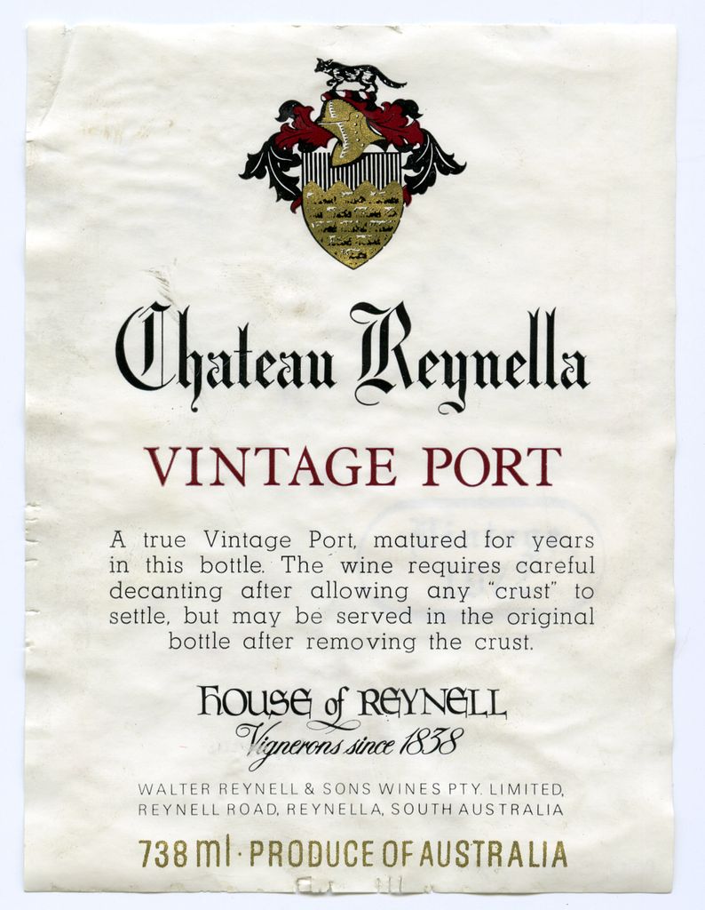 1997 Chateau Reynella Vintage Port - CellarTracker