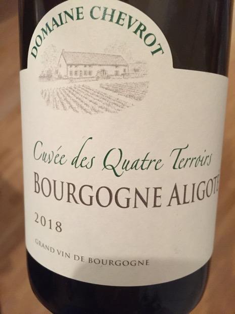 2020 Domaine Chevrot Bourgogne-aligoté Cuvée Des Quatre Terroirs 