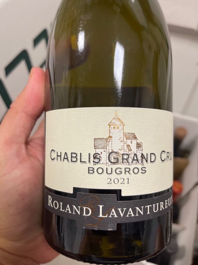 2021 Roland Lavantureux Chablis Grand Cru Bougros, France, Burgundy