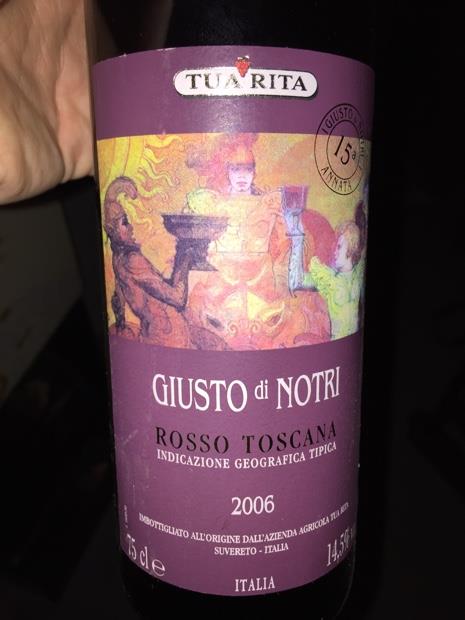 2006 Tua Rita Giusto di Notri Toscana IGT - CellarTracker