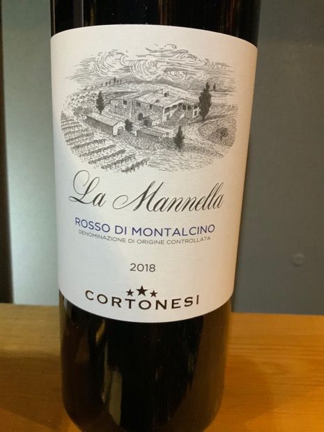 2018 Cortonesi Rosso di Montalcino La Mannella, Italy, Tuscany ...