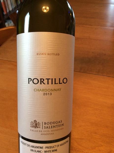 2010 Bodegas Salentein Chardonnay El Portillo, Argentina, Mendoza 