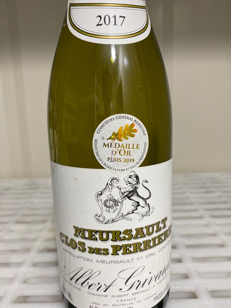 2017 Albert Grivault Meursault 1er Cru Clos des Perrières