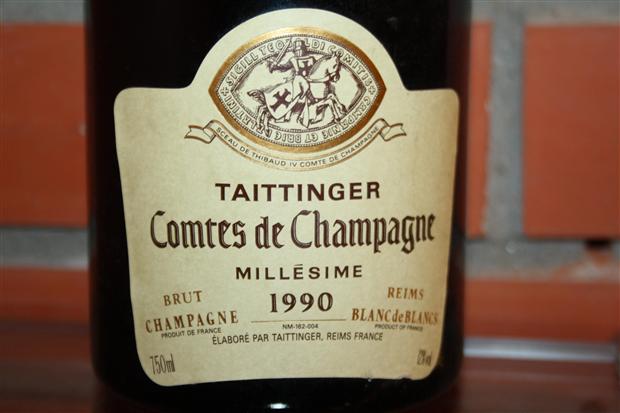 1990 Taittinger Champagne Comtes de Champagne Blanc de