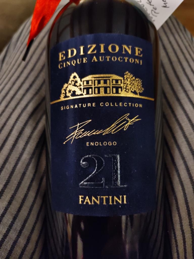2019 Fantini Edizione Cinque Autoctoni Limited Release, Italy