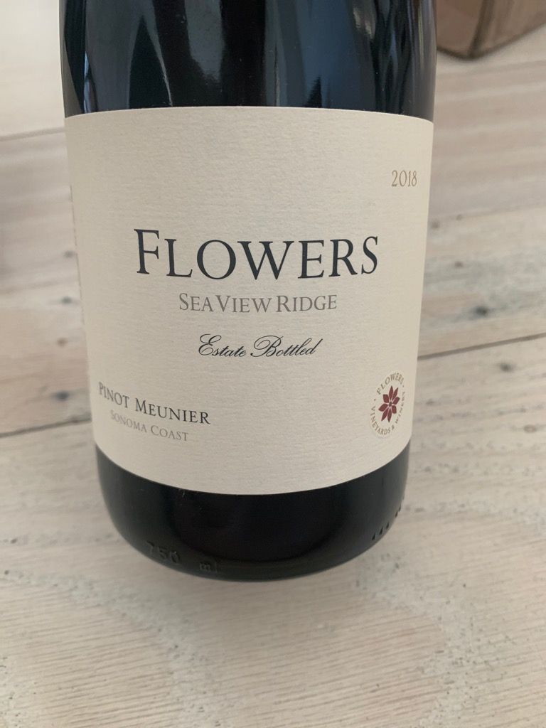 2019 Flowers Pinot Meunier Sea View Ridge, USA, California, Sonoma County, Fort Ross Seaview
