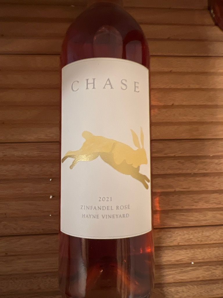 2021 Chase Zinfandel Rosé Hayne Vineyard, USA, California, Napa Valley
