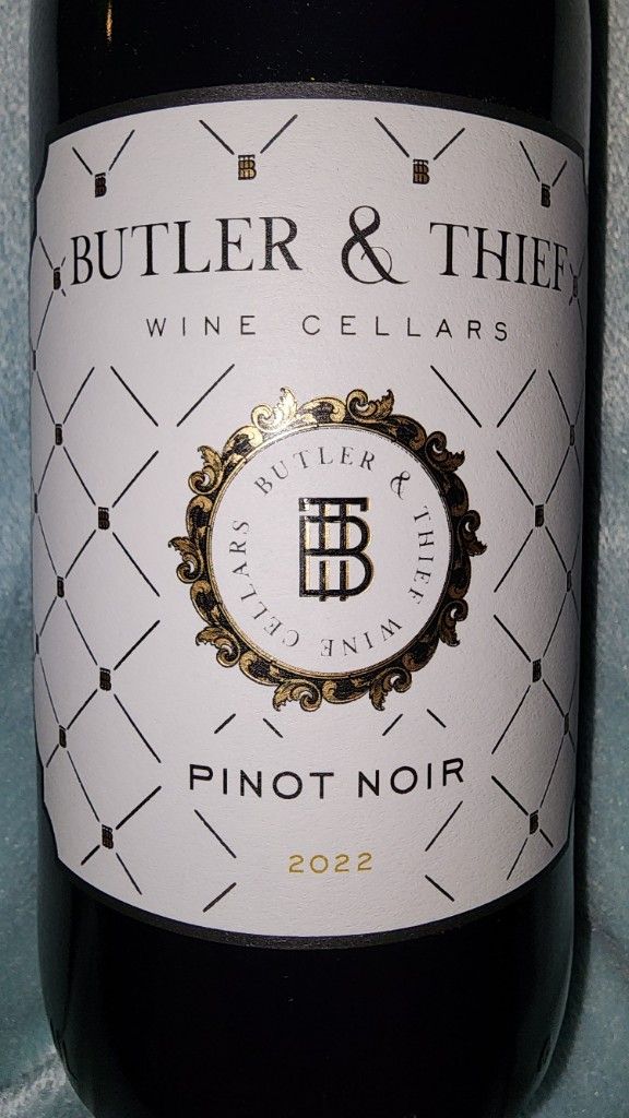 2022 Butler & Thief Wine Cellars Pinot Noir, USA, California, Central ...