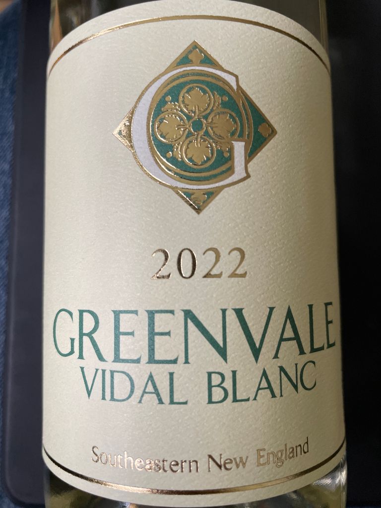 2022 Greenvale Vineyards Vidal Blanc, USA, Rhode Island CellarTracker