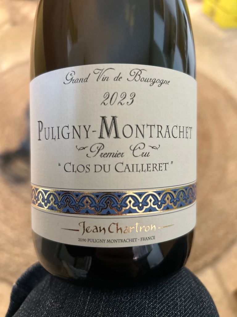 2023 Domaine Jean Chartron Puligny-Montrachet 1er Cru Clos du