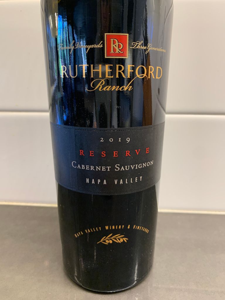 2019 Rutherford Ranch Cabernet Sauvignon Reserve - CellarTracker
