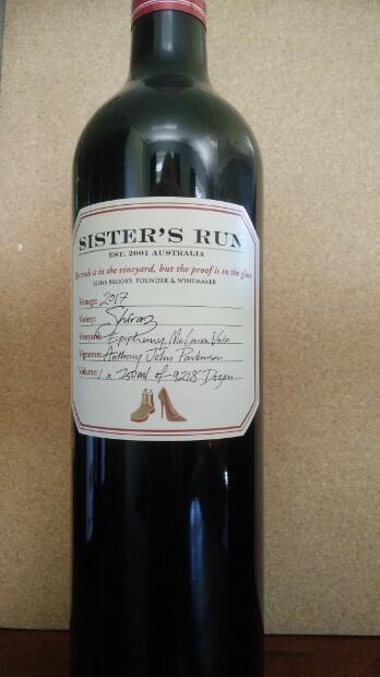 2017 Sister's Run Shiraz Epiphany 