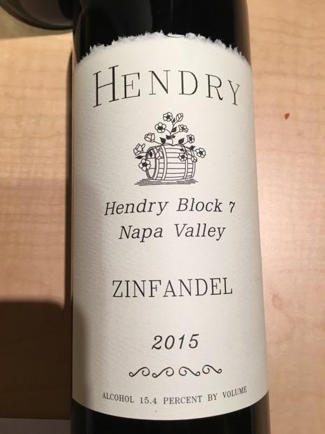 2002 Hendry Zinfandel Block 7 - CellarTracker