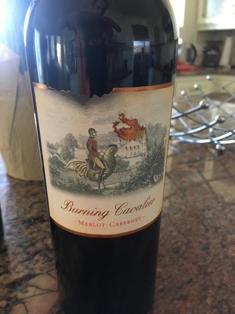 NV LGI Wines Burning Cavalier Merlot-Cabernet, France, Languedoc ...