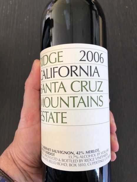 1998 Ridge Santa Cruz Mountains Estate - CellarTracker