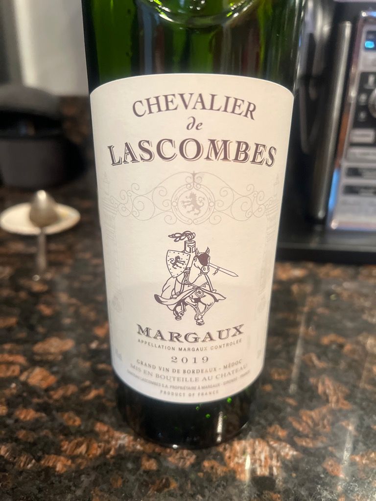2019 Chevalier - Lascombes de CellarTracker