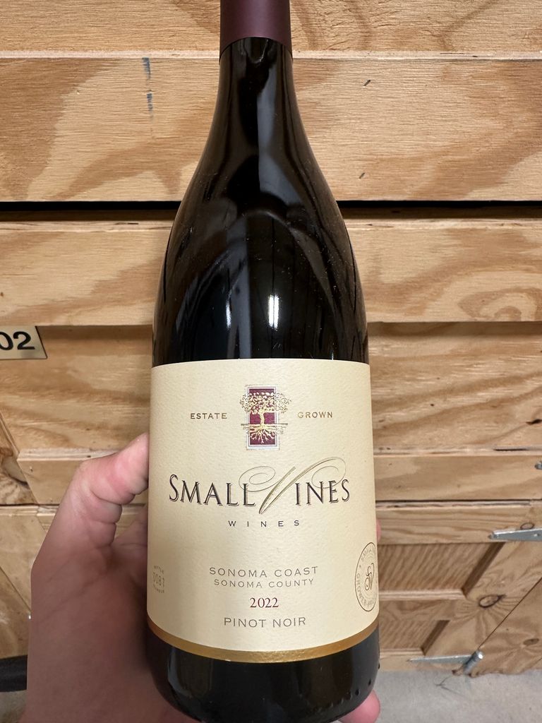 Small Vines Wines Sonoma Coast Pinot Noir 2012