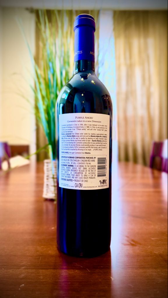 2020 Montes Purple Angel - CellarTracker